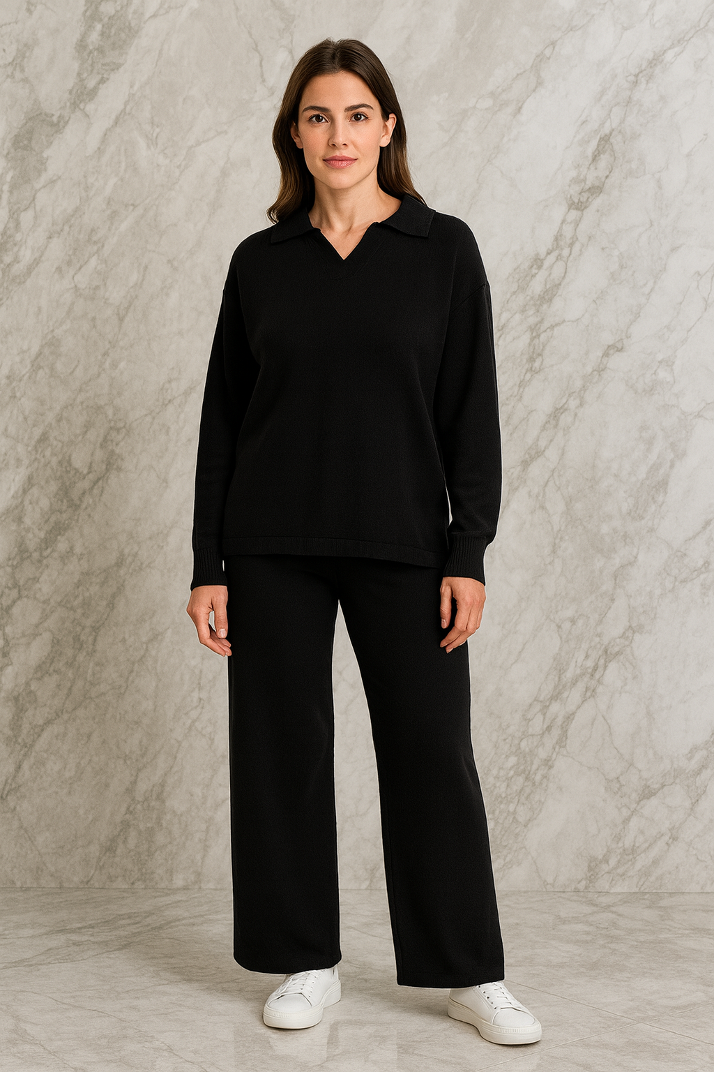 Triplechic™ KnitEase Pullover & Wide-Leg Set