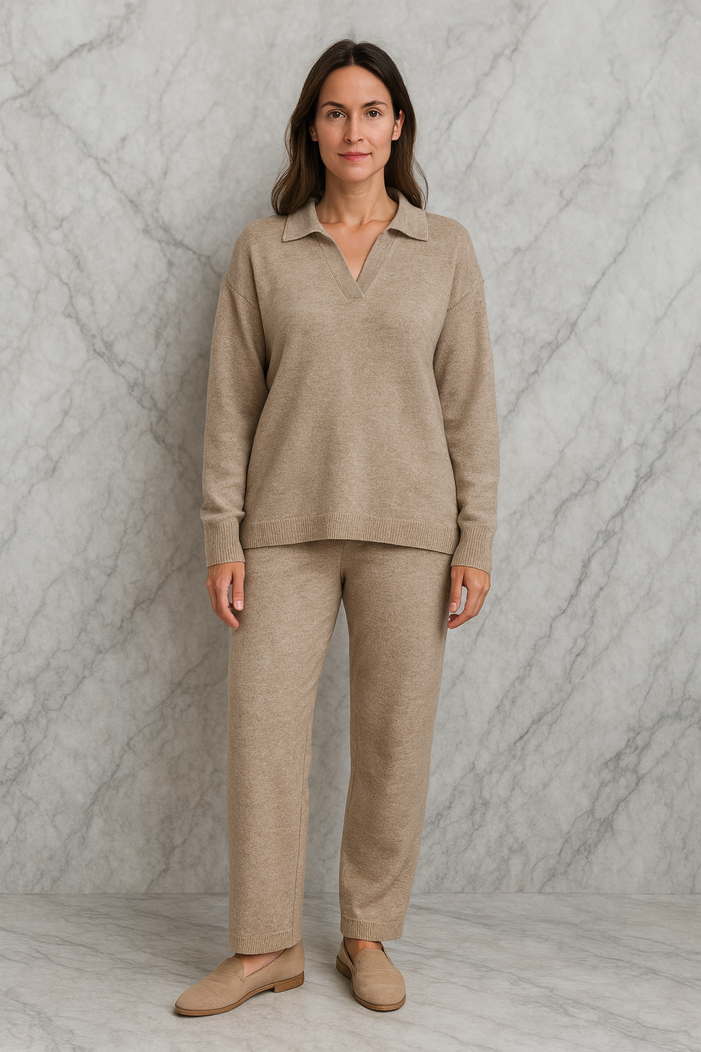 Triplechic™ KnitEase Pullover & Wide-Leg Set