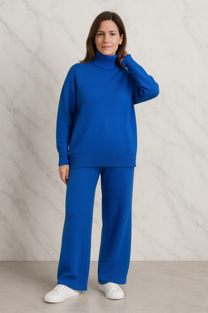 Triplechic™ Luxe Knit Turtleneck Two-Piece Set