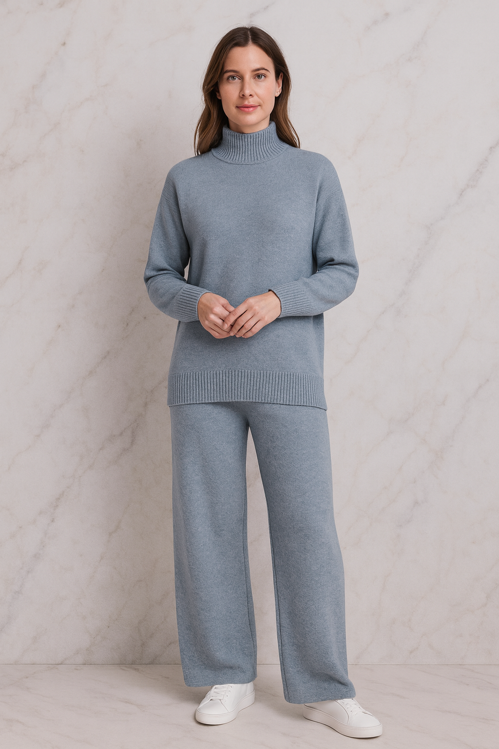 Triplechic™ Luxe Knit Turtleneck Two-Piece Set