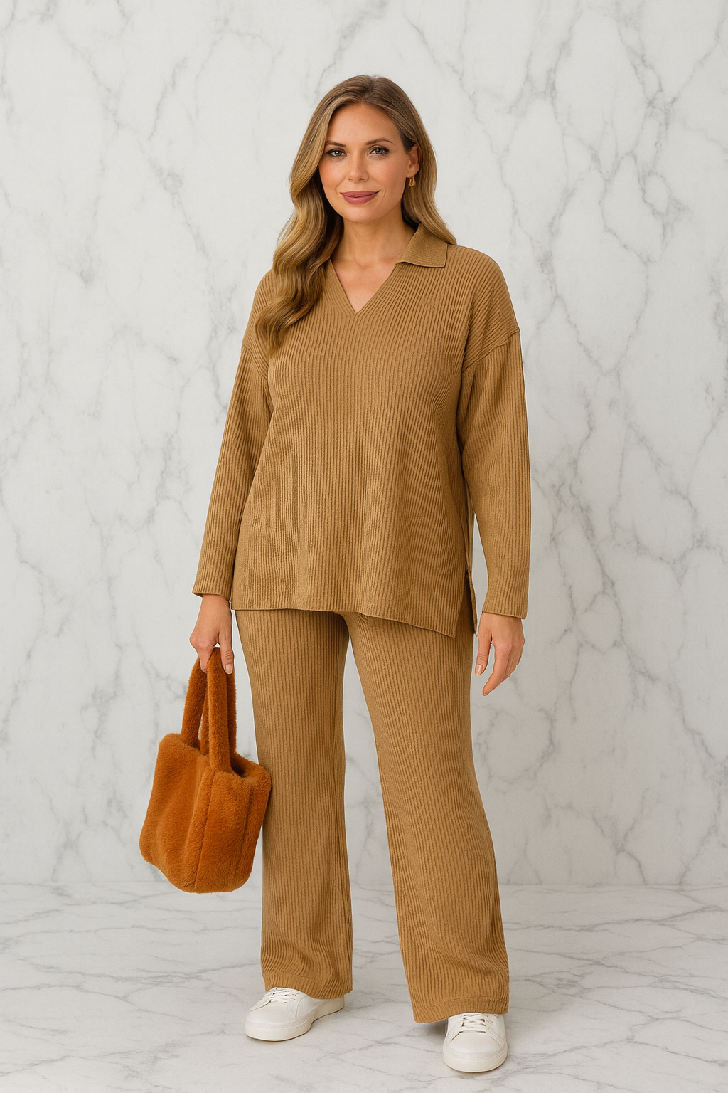 Triplechic™ Cozy Lapel Lounge Set