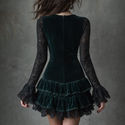 Triplechic™ VintageNoir Gown