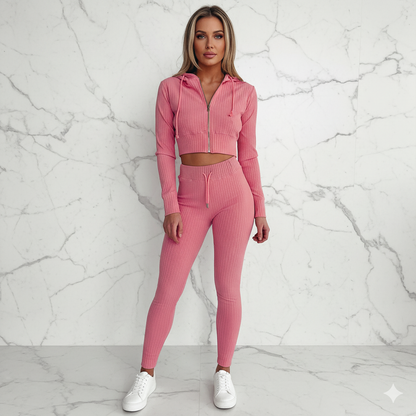 Triplechic™ Cozy Chic Knit Tracksuit