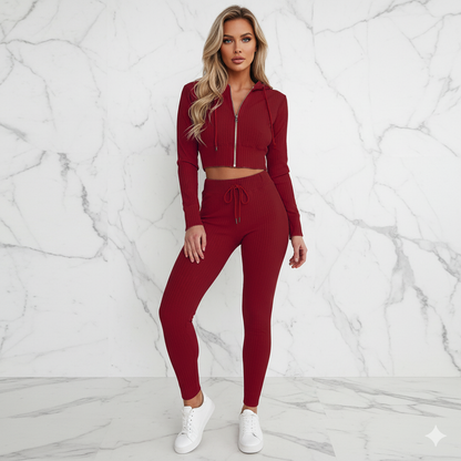 Triplechic™ Cozy Chic Knit Tracksuit