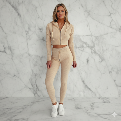 Triplechic™ Cozy Chic Knit Tracksuit
