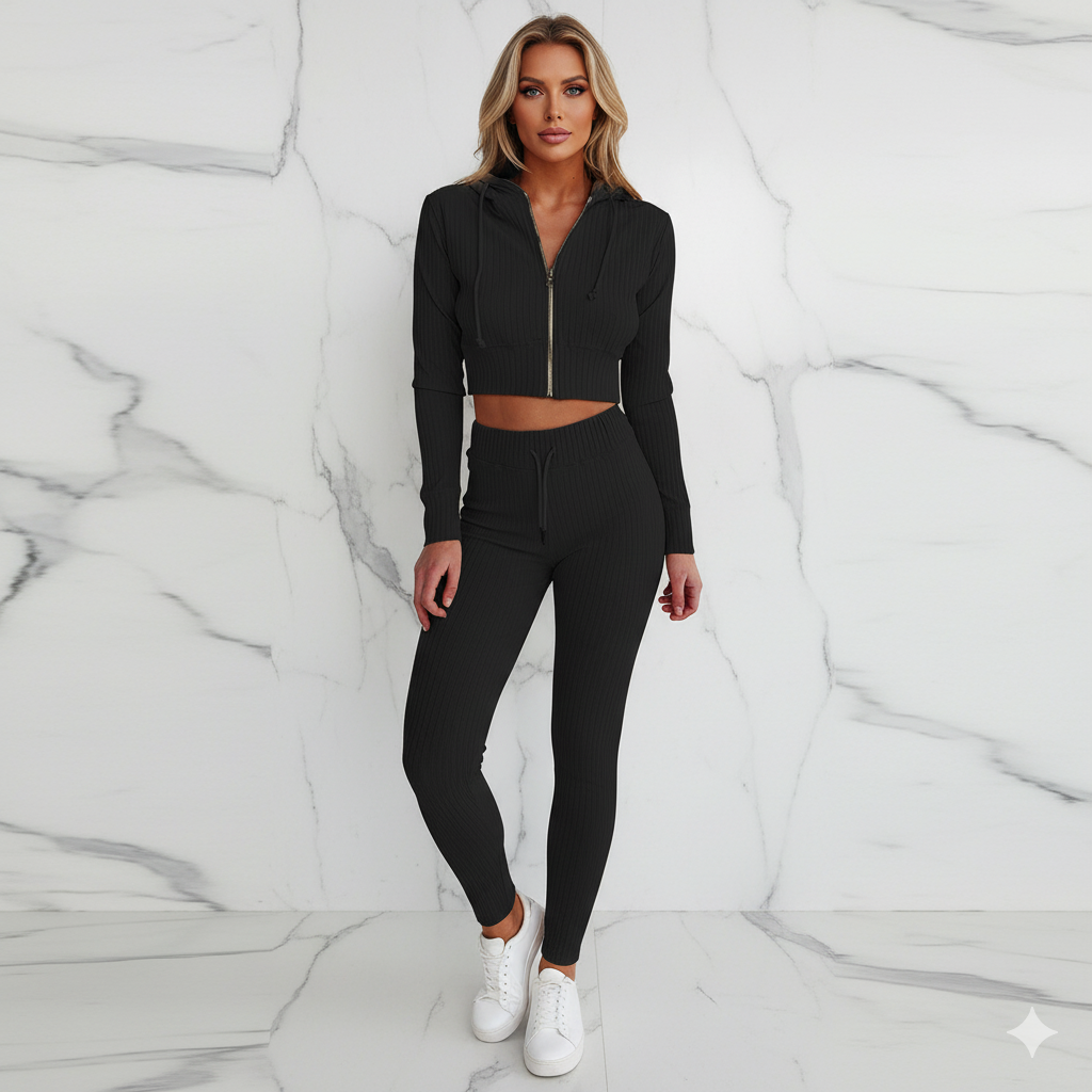 Triplechic™ Cozy Chic Knit Tracksuit