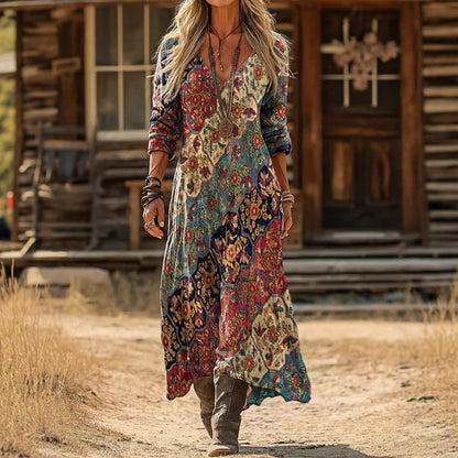 Triplechic™ Chic Digital Print Dress