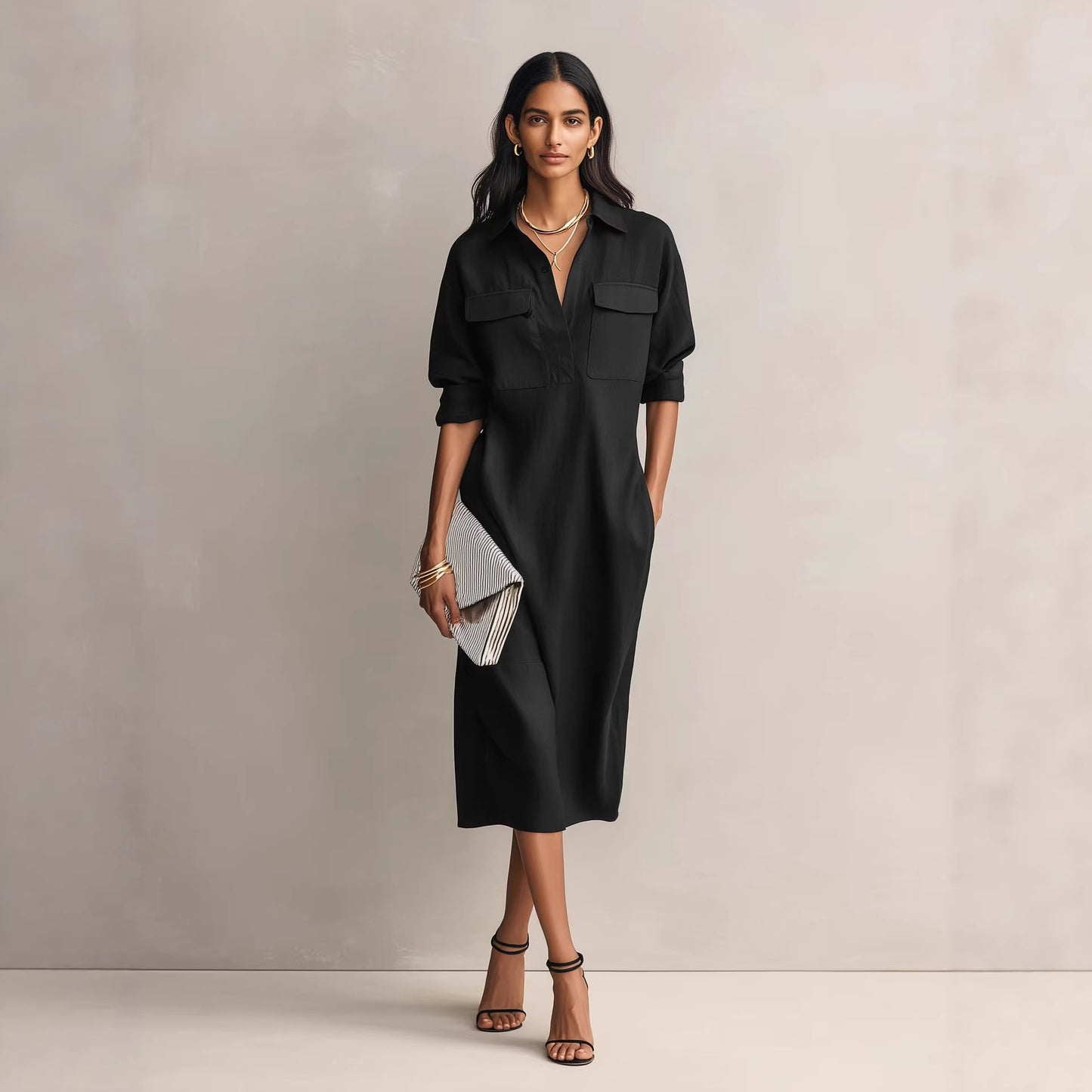 Triplechic™ ParisContour Shirt Dress