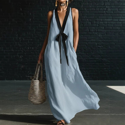 Triplechic™ TieContour Maxi Dress
