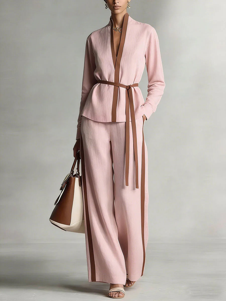 Triplechic™ MandarinContour Wide-Leg Set