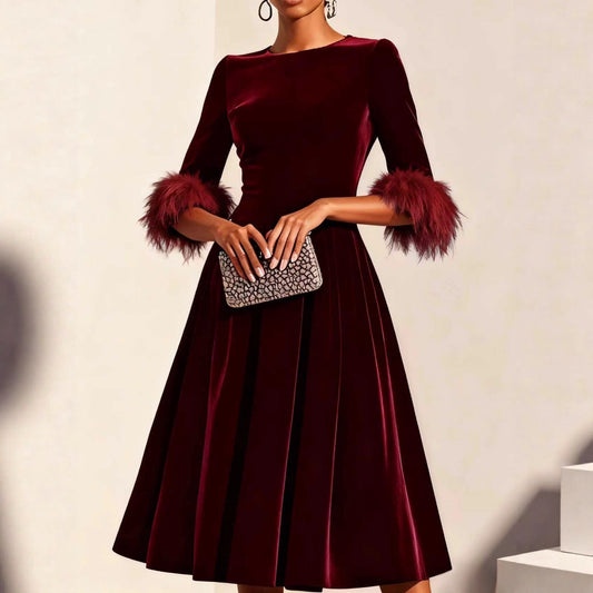 Triplechic™ VelvetAura Dress