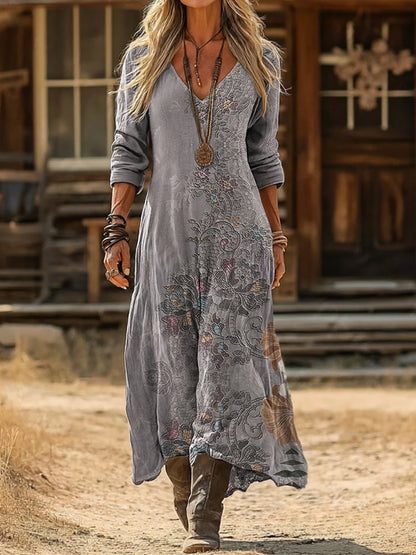 Triplechic™ Chic Digital Print Dress