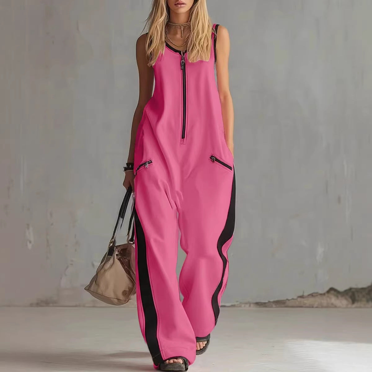 Triplechic™ ZipEase Wide Jumpsuit