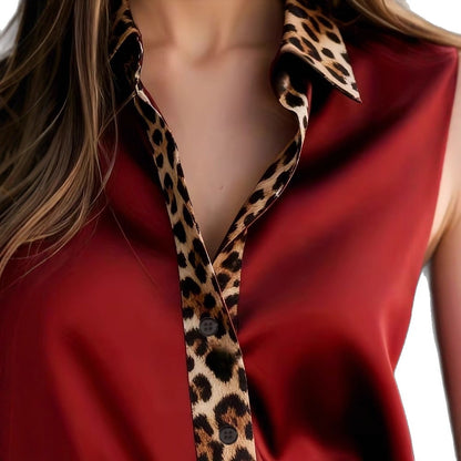 Triplechic™ LeopardLuxe Blouse