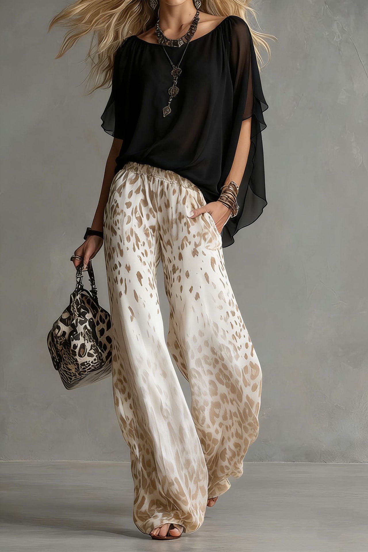 Triplechic™ SlimFlow Chiffon Set