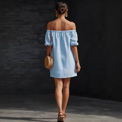 Triplechic™ OffEase Linen Dress