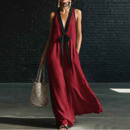 Triplechic™ TieContour Maxi Dress