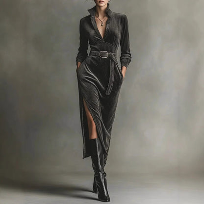Triplechic™ VelaTie Slit Dress