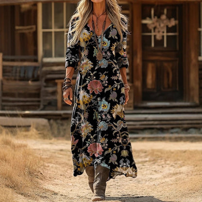 Triplechic™ Chic Digital Print Dress