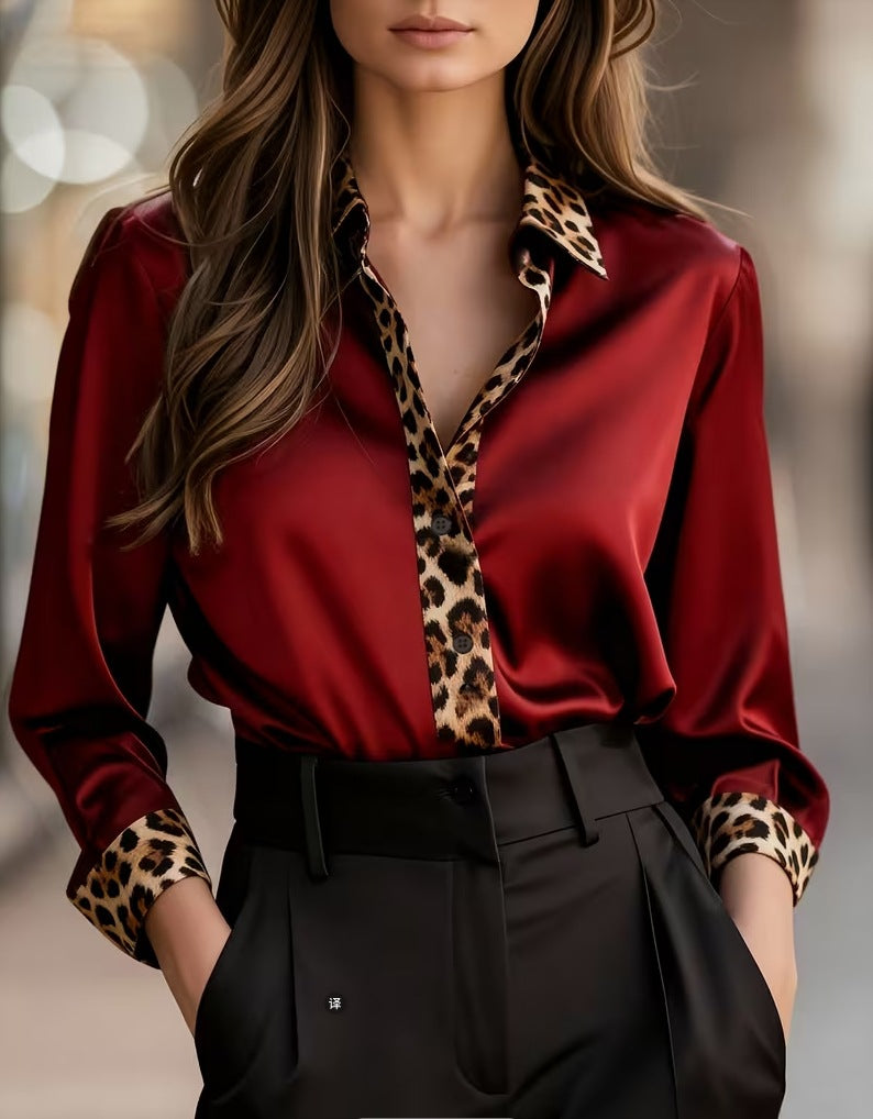 Triplechic™ LeopardLuxe Blouse