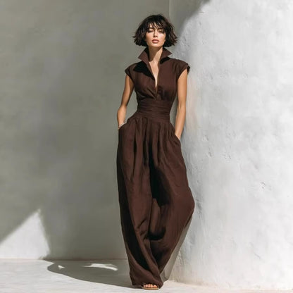 Triplechic™ PleatContour Jumpsuit