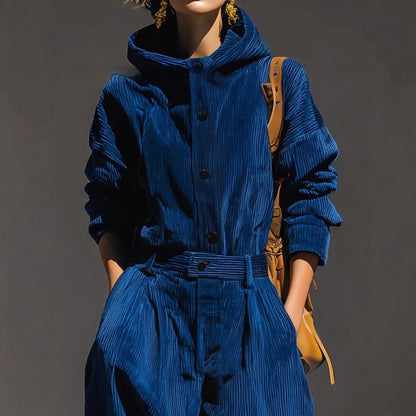 Triplechic™ Hooded Corduroy Two-Piece