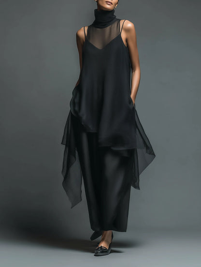 Triplechic™ AsymContour Chiffon Set