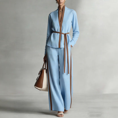 Triplechic™ MandarinContour Wide-Leg Set