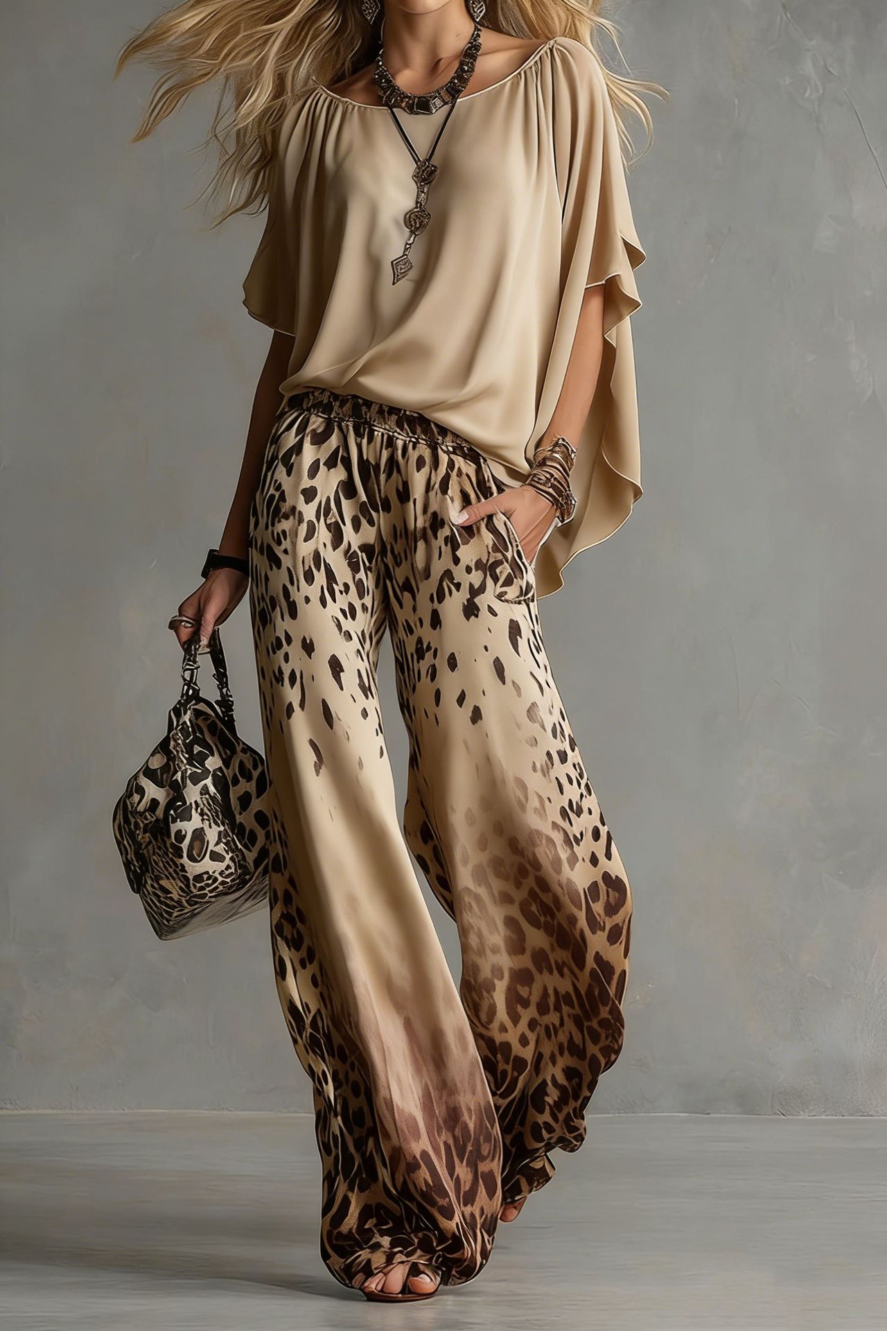 Triplechic™ SlimFlow Chiffon Set