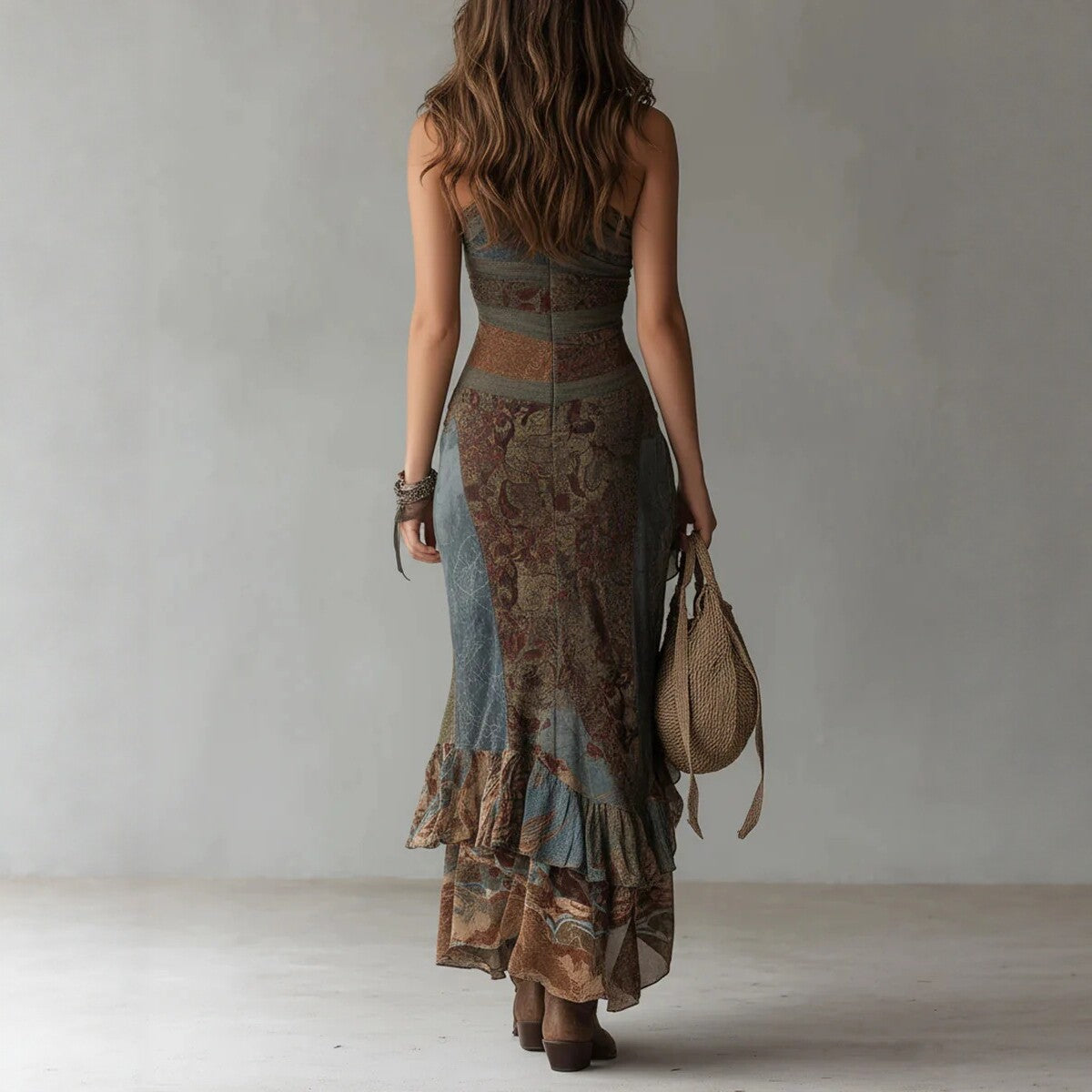 Triplechic™ RetroSlit Flow Dress