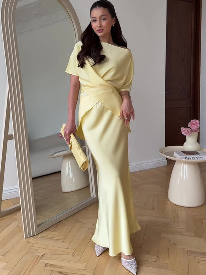 Triplechic™ Tied Top & Maxi Dress Set