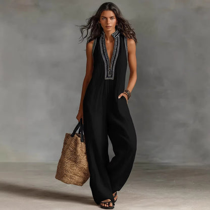 Triplechic™ LinenEase Jumpsuit