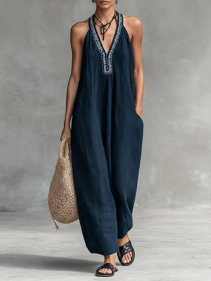 Triplechic™ VContour Halter Jumpsuit