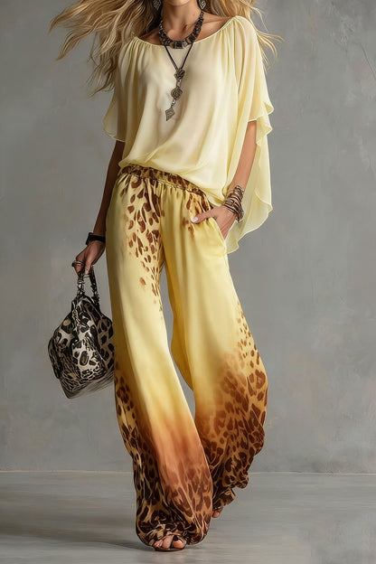 Triplechic™ SlimFlow Chiffon Set