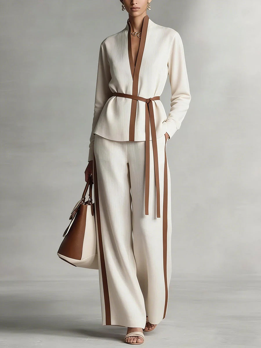 Triplechic™ MandarinContour Wide-Leg Set