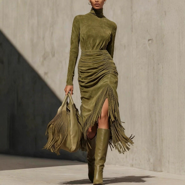 Triplechic™ Elegant Fringe Dress