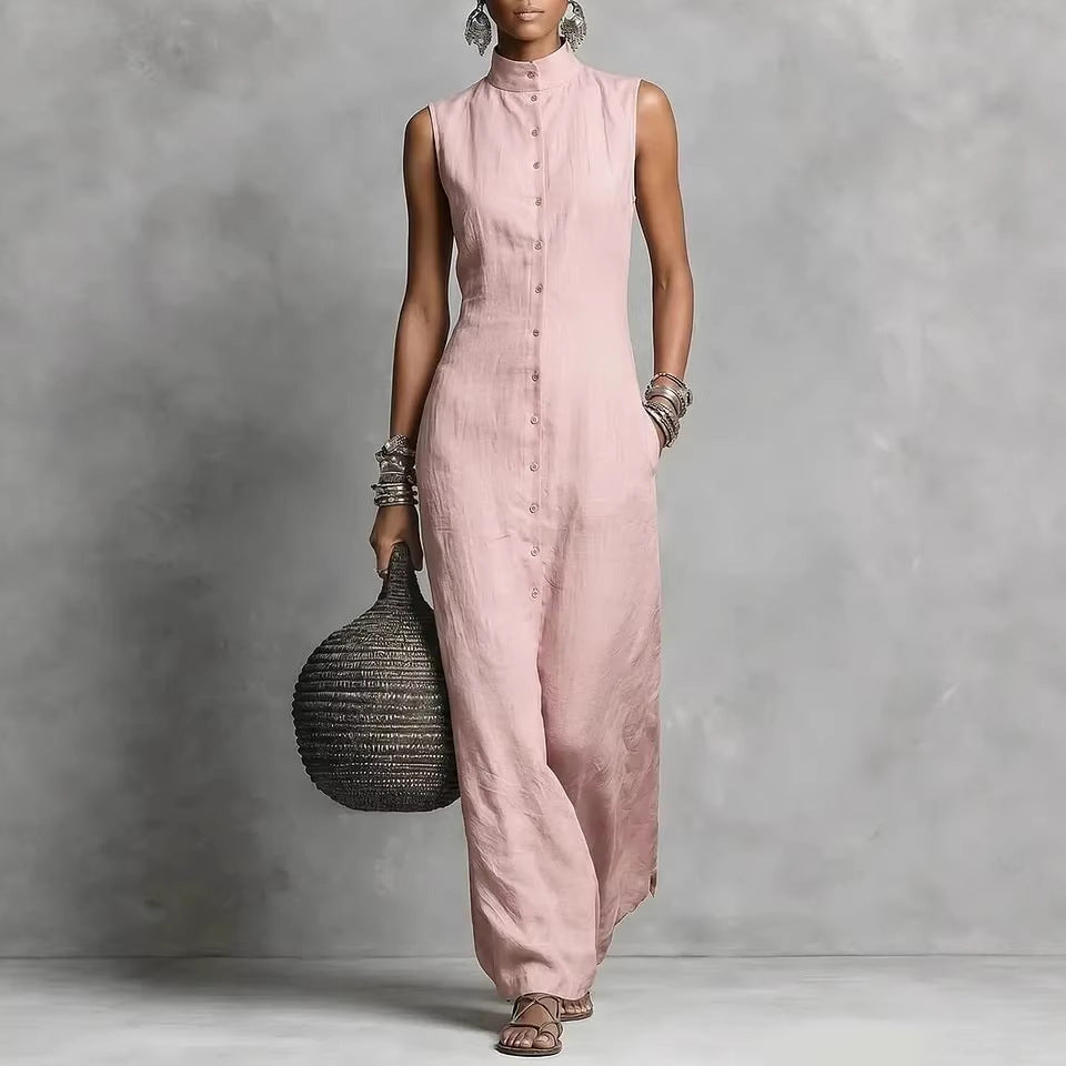 Triplechic™ StandContour Sleeveless Jumpsuit