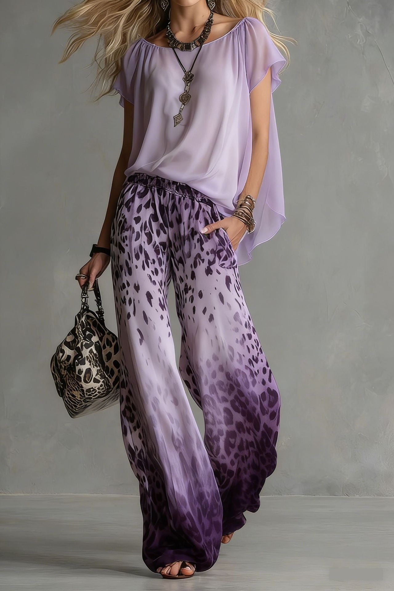 Triplechic™ SlimFlow Chiffon Set