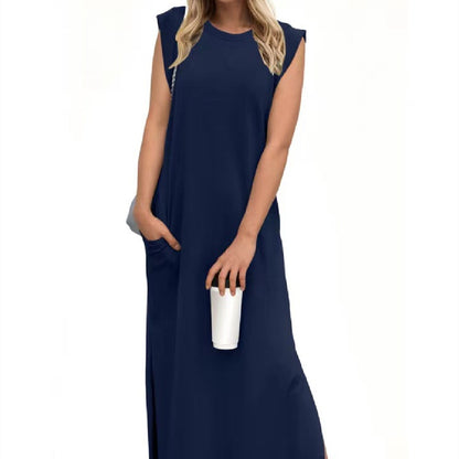 Triplechic™ Women's Loose, Split, Wrinkle-Free Long Sleeve Dress