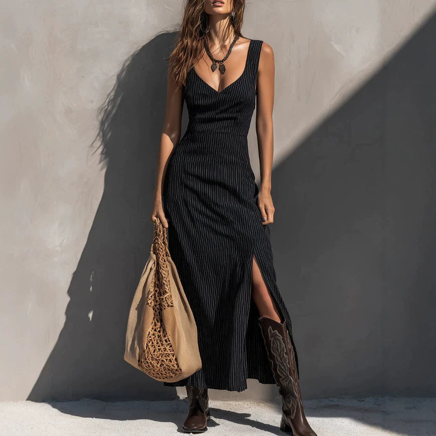 Triplechic™ SculptSlip Slit Dress