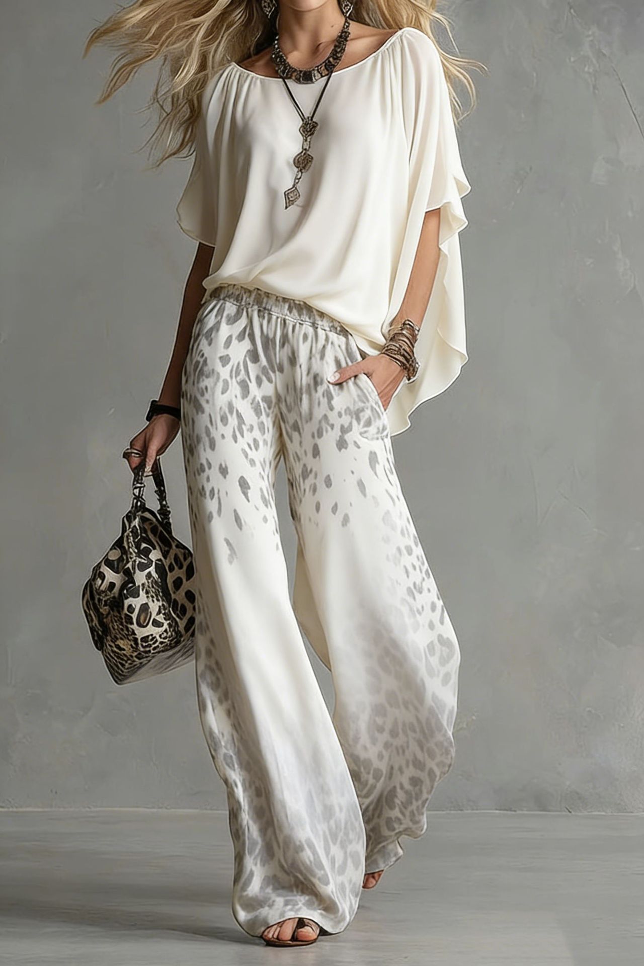Triplechic™ SlimFlow Chiffon Set