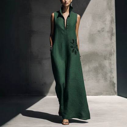 Triplechic™ PrintPocket Mandarin Dress