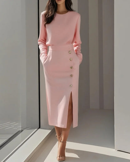 Triplechic™ TieGrace Slit Dress