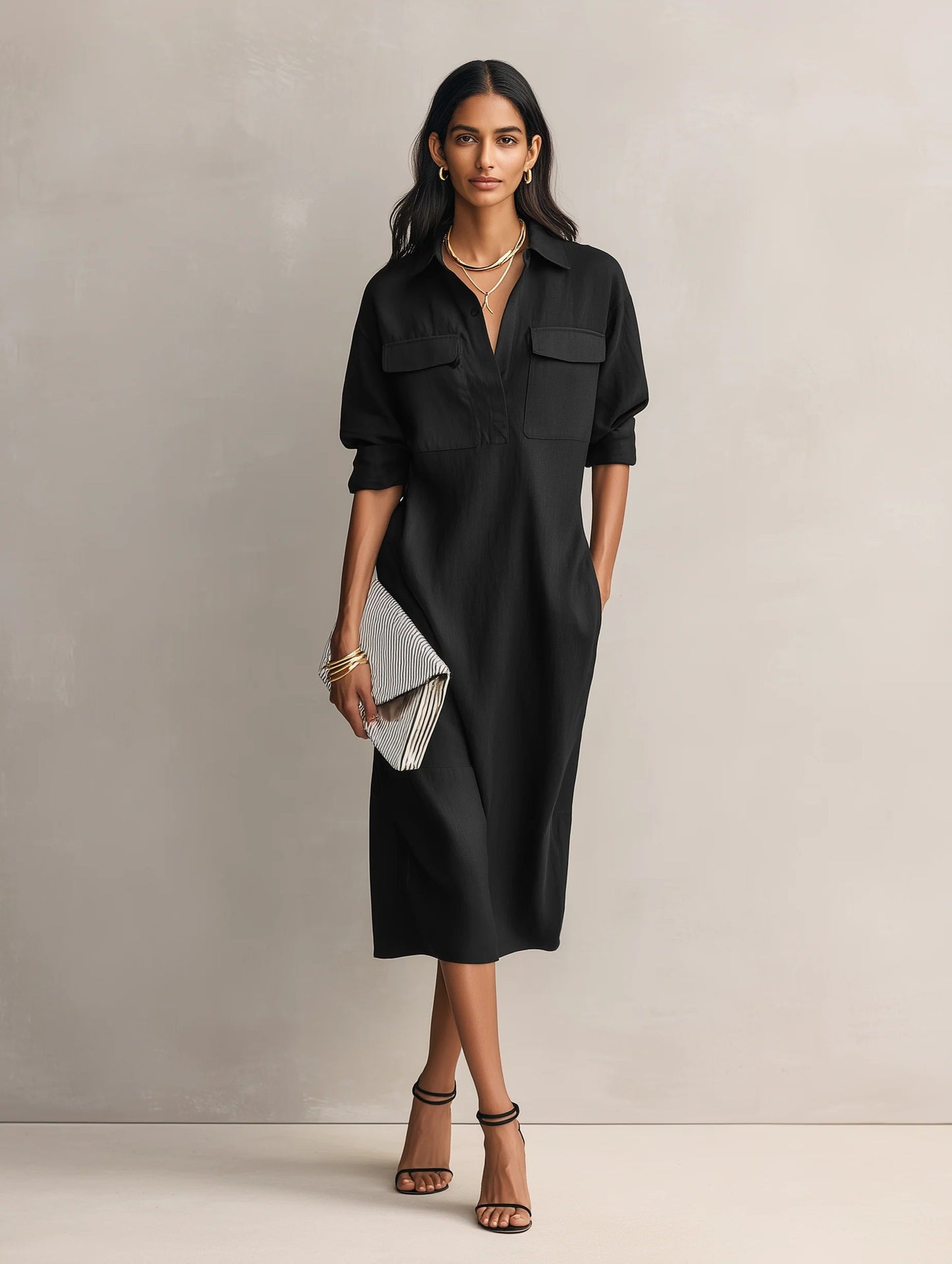 Triplechic™ ParisContour Shirt Dress