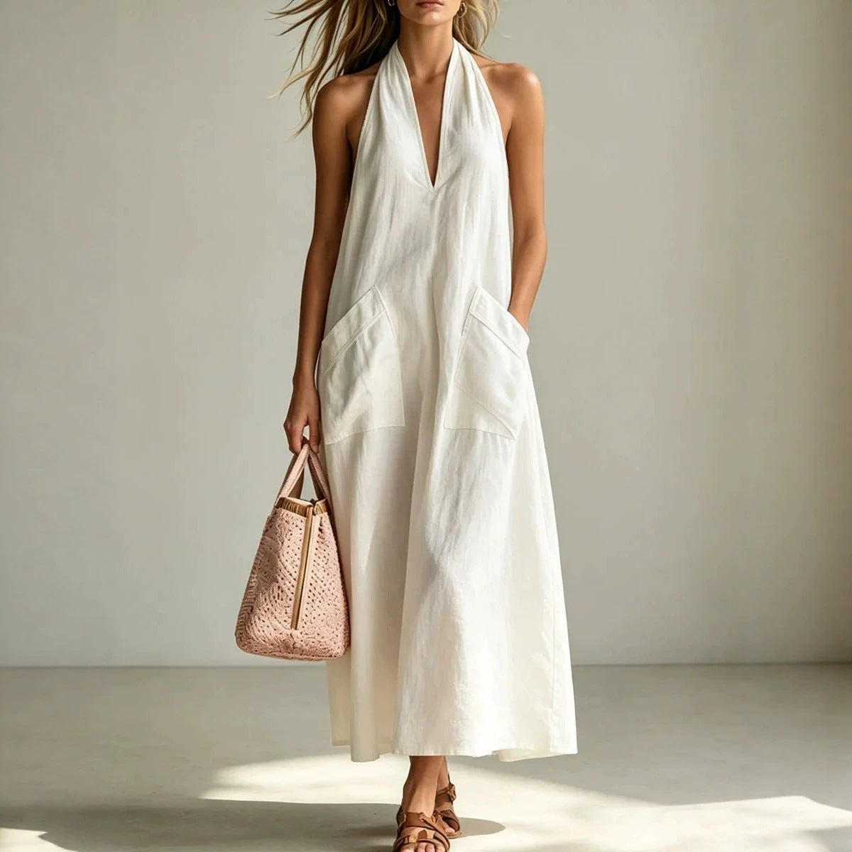 Triplechic™ HalterV Flow Dress