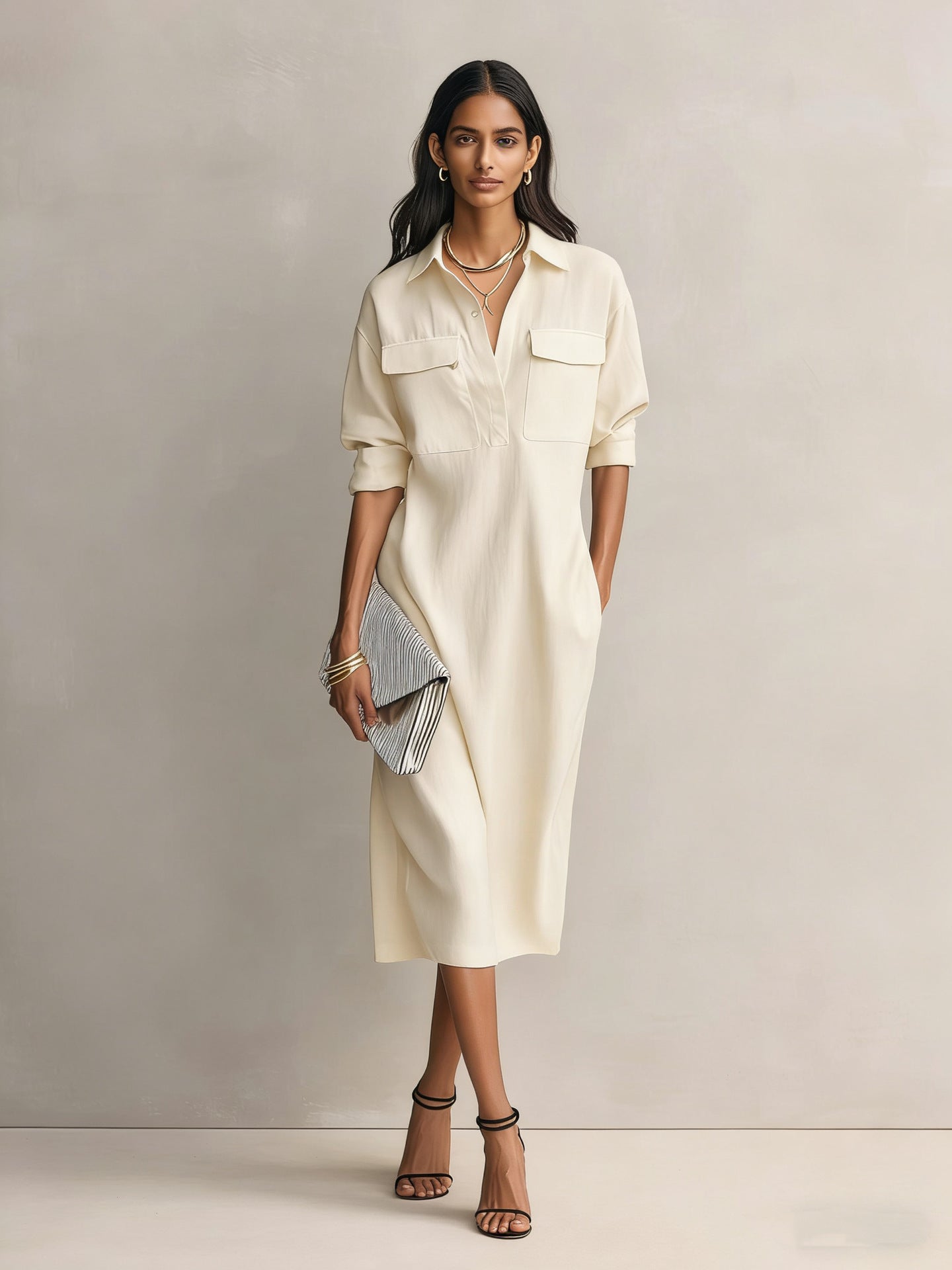Triplechic™ ParisContour Shirt Dress