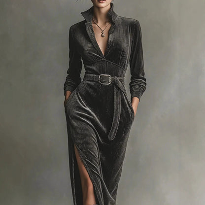 Triplechic™ VelaTie Slit Dress