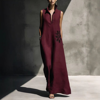 Triplechic™ PrintPocket Mandarin Dress