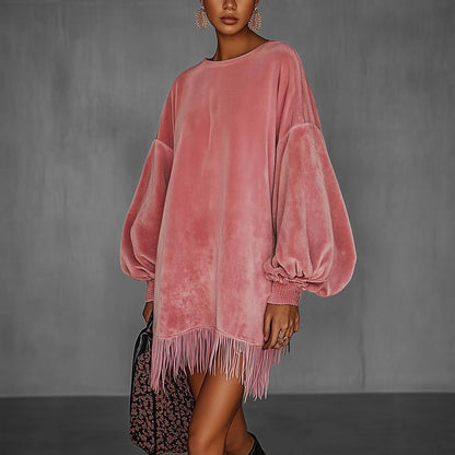 Triplechic™ Tassel Pocket Dress