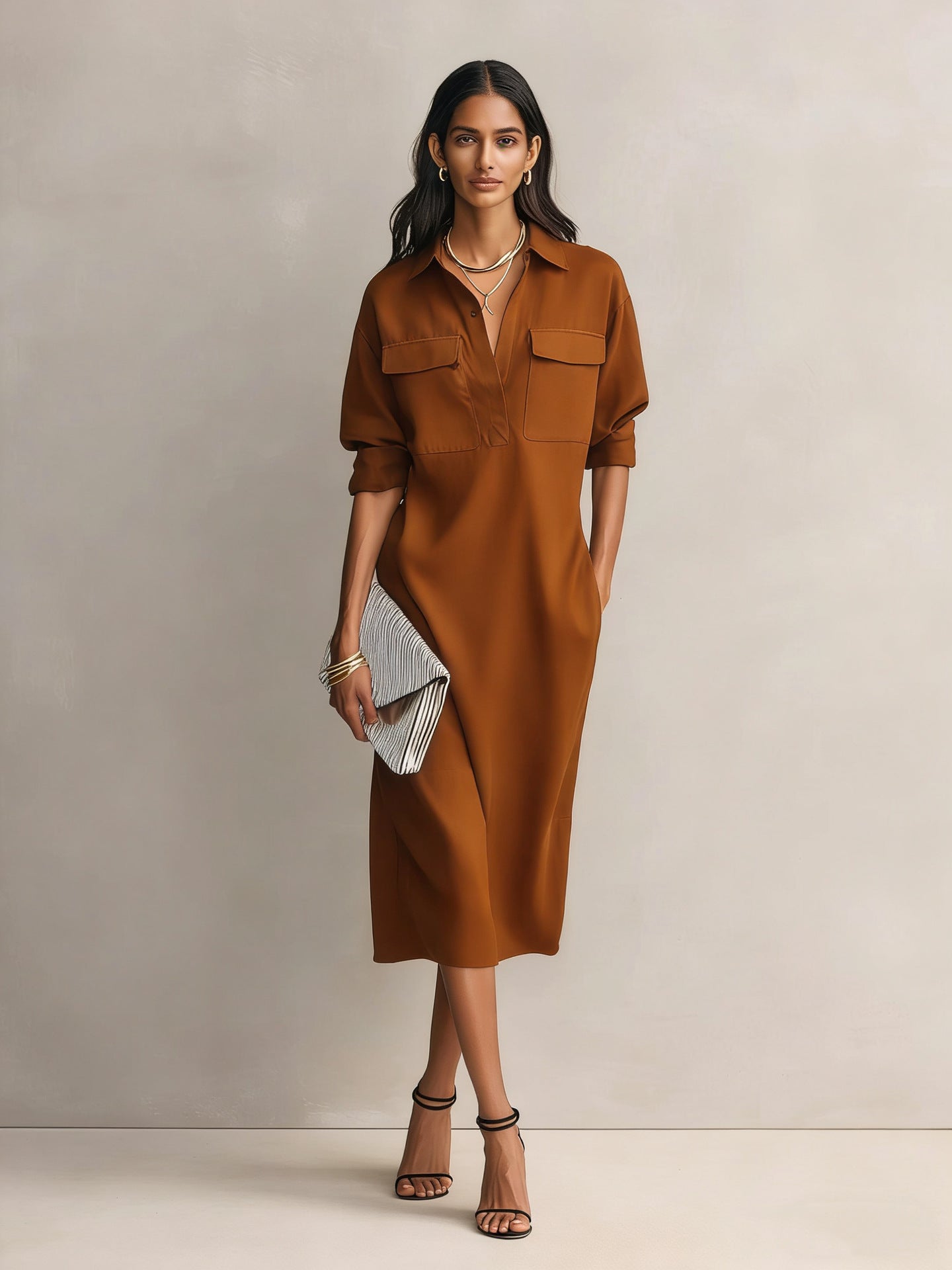 Triplechic™ ParisContour Shirt Dress